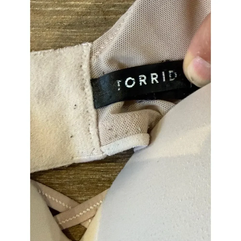 Torrid White Bra